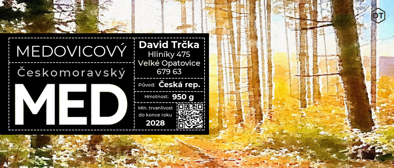Etiketa Medovicový med